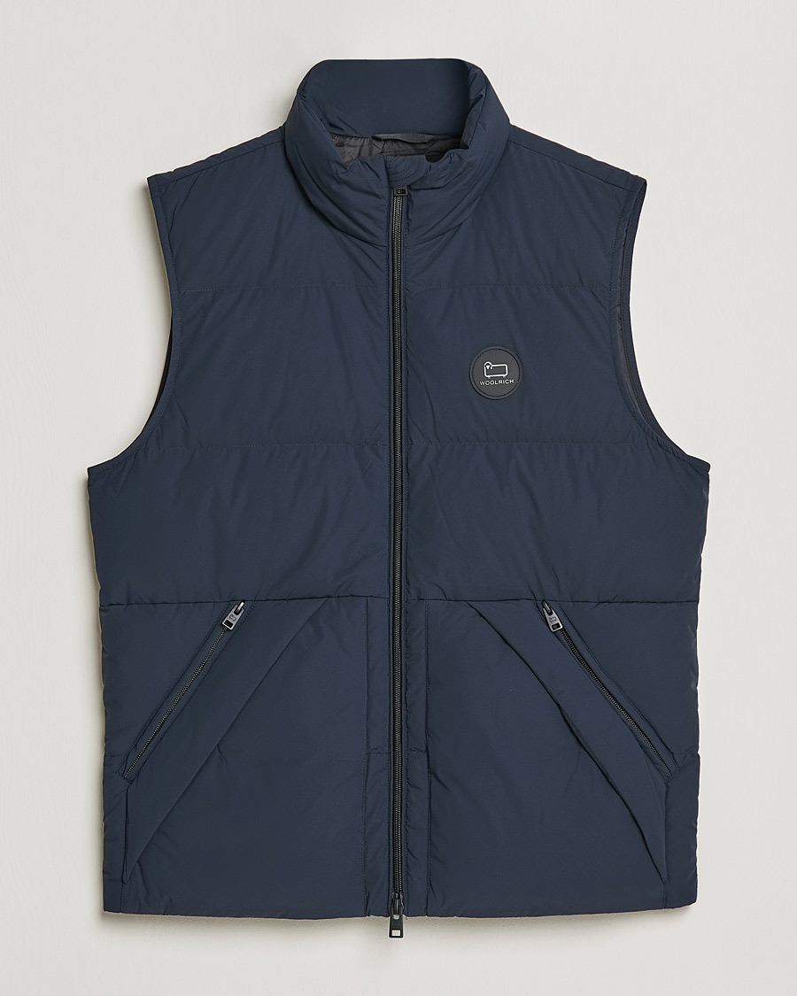 Herre | Jakker | Woolrich | Sierra Supreme Vest Melton Blue