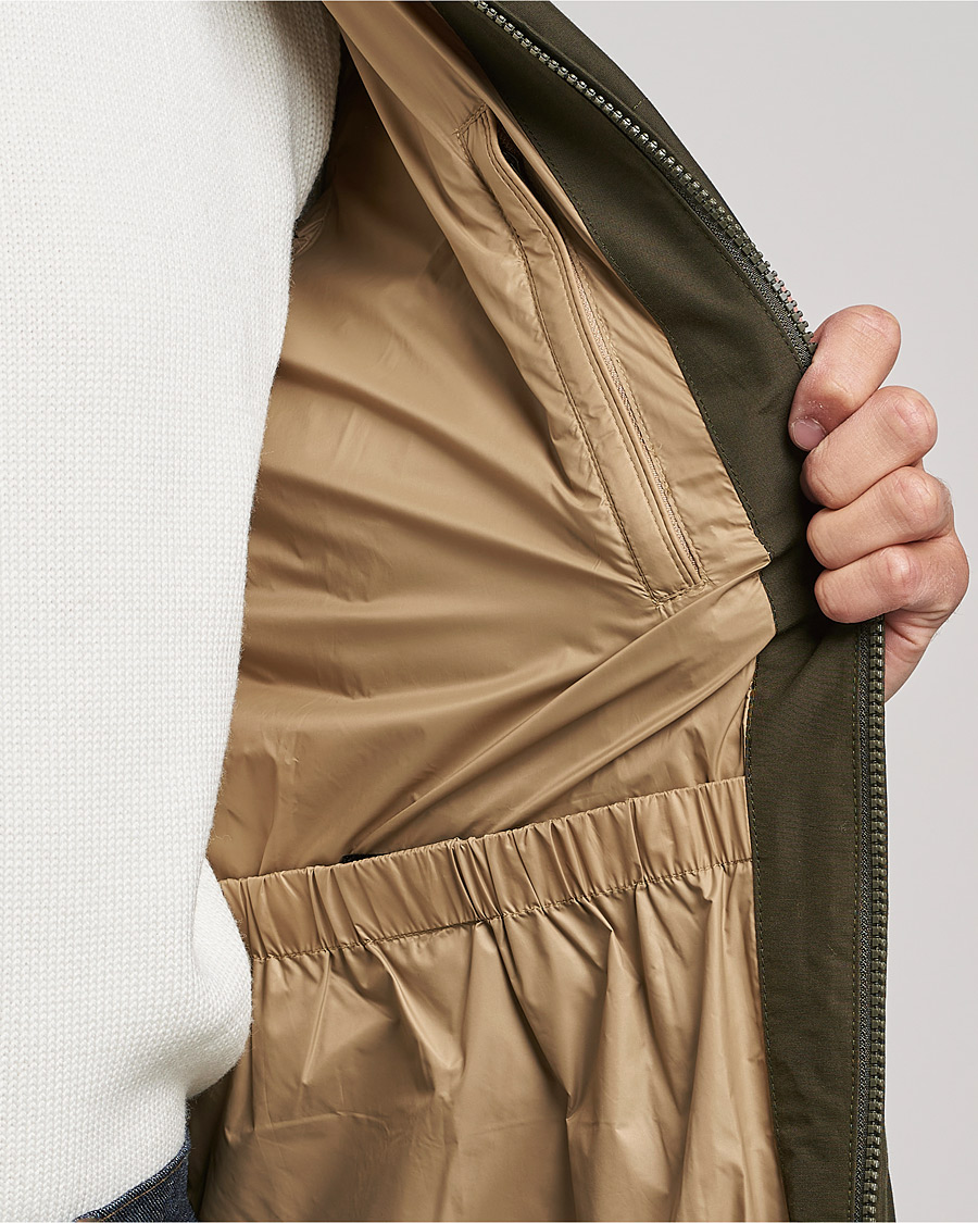Herre | Jakker | Woolrich | Duster Blizzard Jacket Dark Green