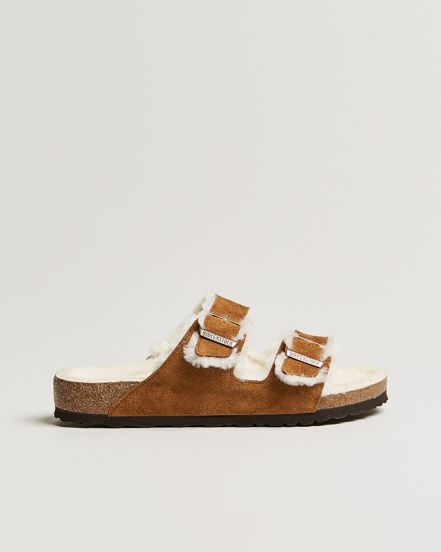 BIRKENSTOCK Classic Footbed Shearling Mink CareOfCarl.dk