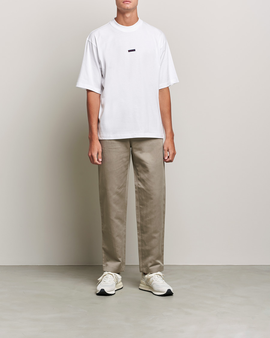 Herre | T-Shirts | Marni | Logo Applied T-Shirt White