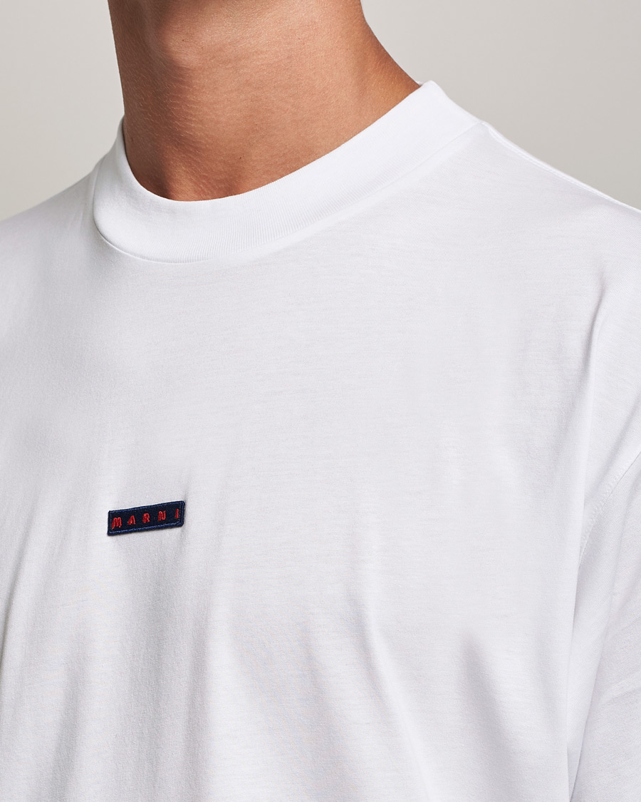 Herre | T-Shirts | Marni | Logo Applied T-Shirt White