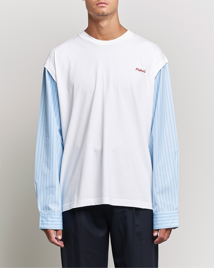 Herre | T-Shirts | Marni | Shirt Sleeve T-Shirt White