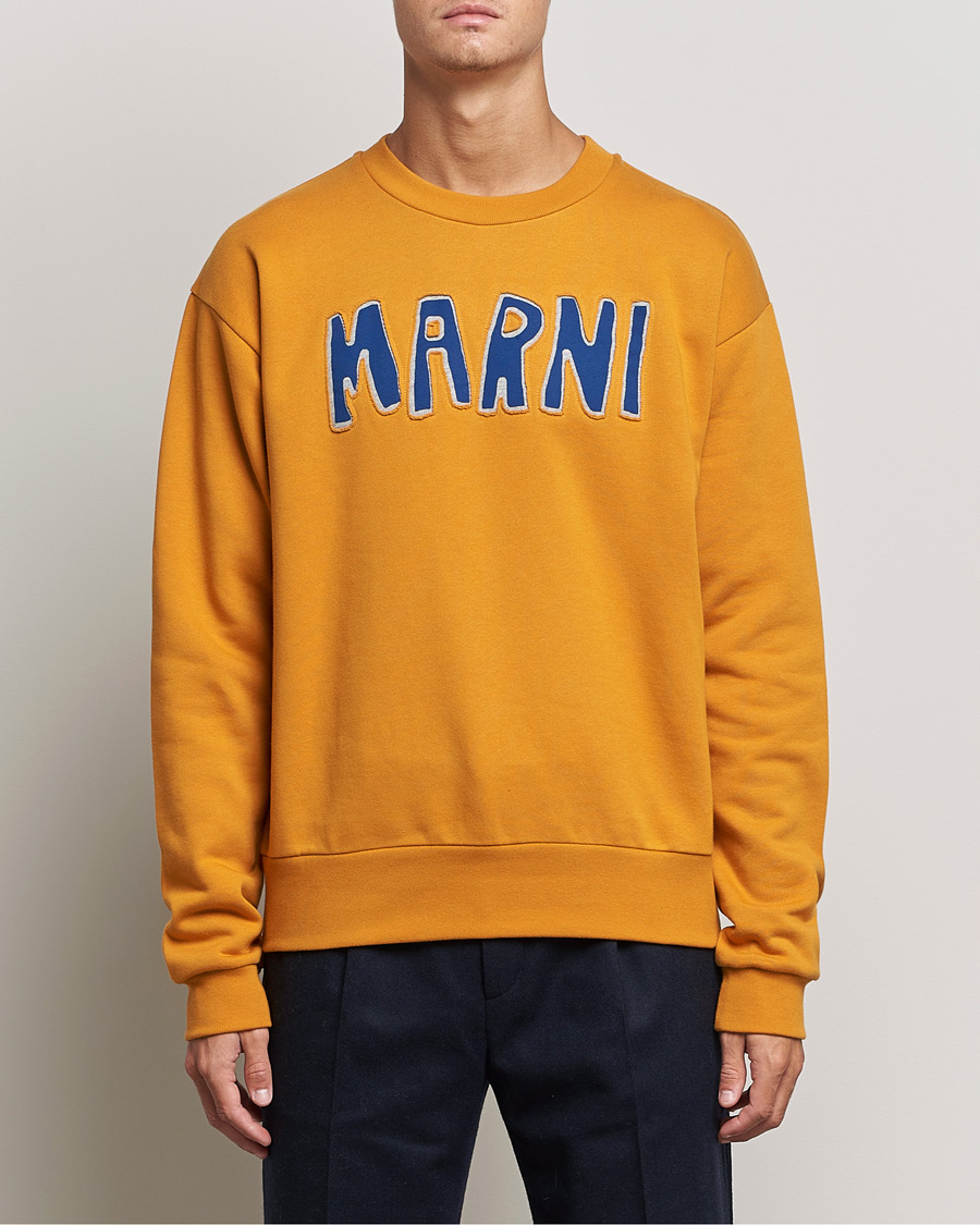 Herre | Marni | Marni | Brushed Logo Sweatshirt Yellow
