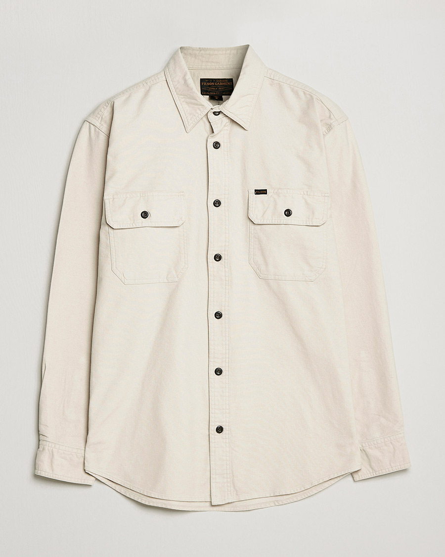 Herre | Skjorter | Filson | Field Flannel Shirt Natural