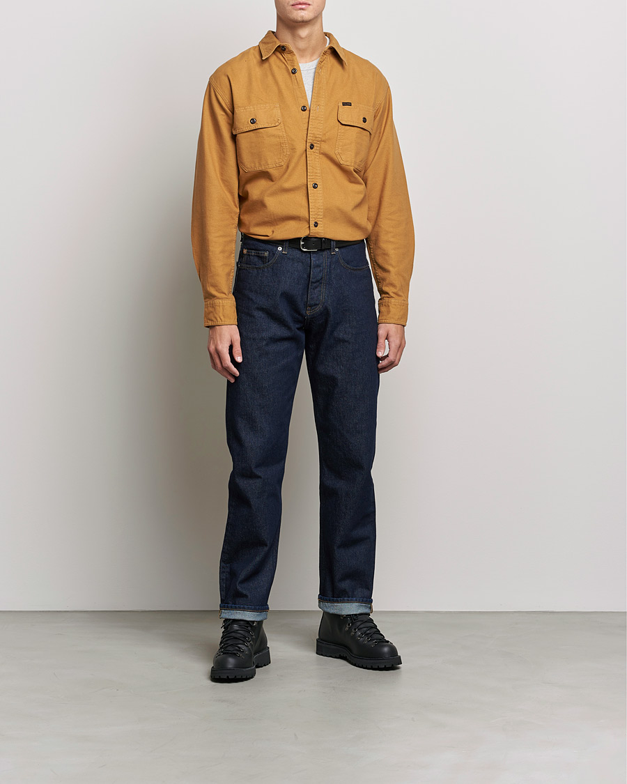 Herre | Flannelskjorter | Filson | Field Flannel Shirt Nubuck Tan