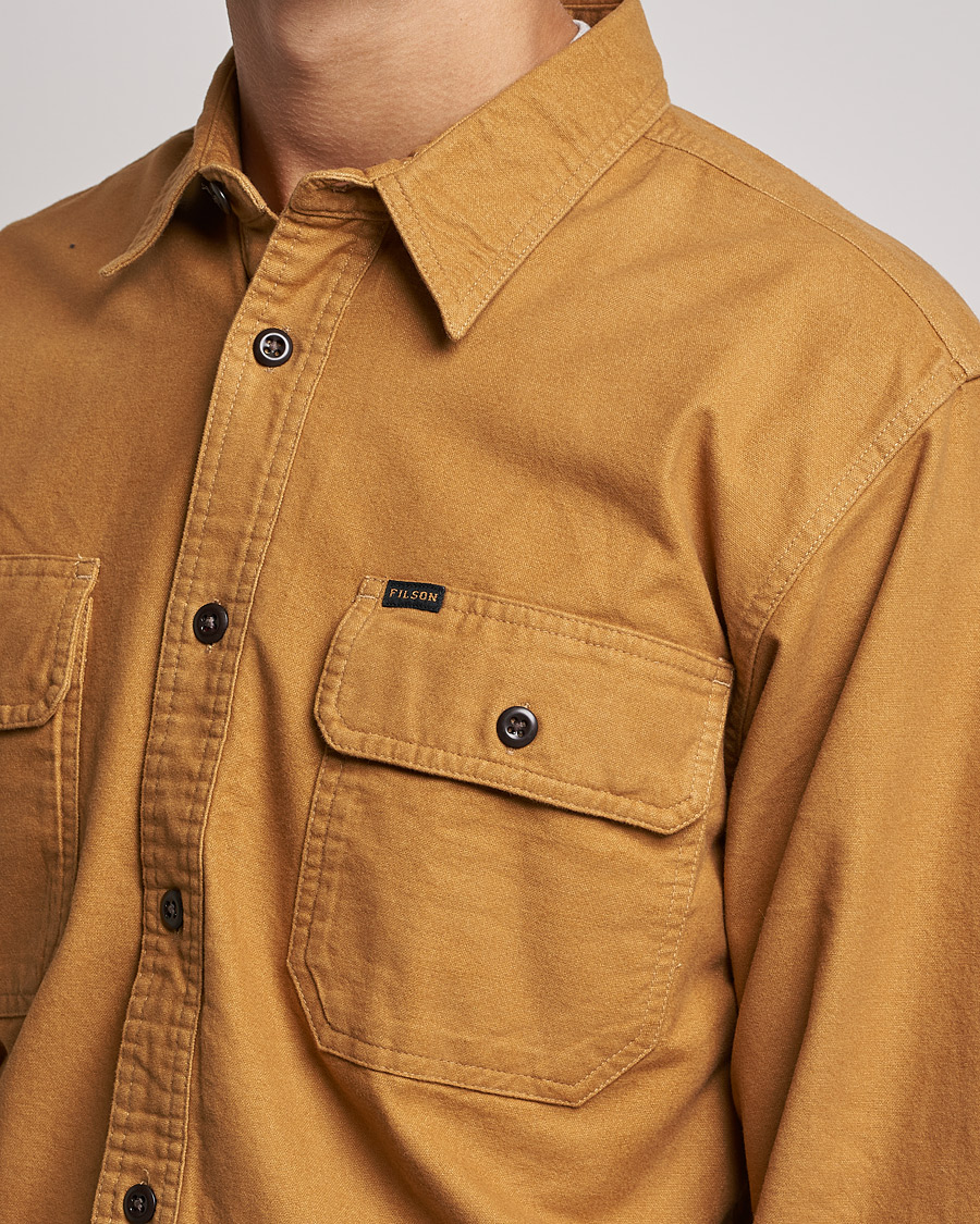 Herre | Skjorter | Filson | Field Flannel Shirt Nubuck Tan
