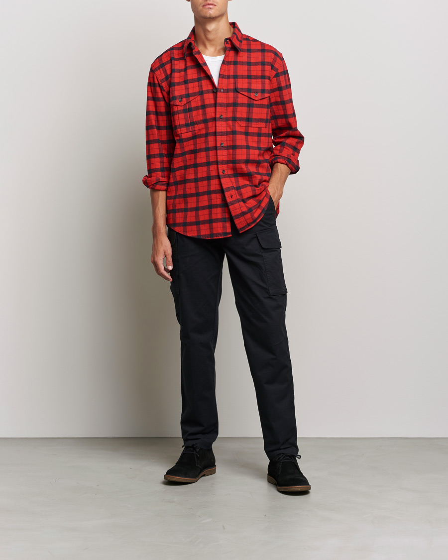 Herre | Skjorter | Filson | Alaskan Guide Shirt Red Black Plaid