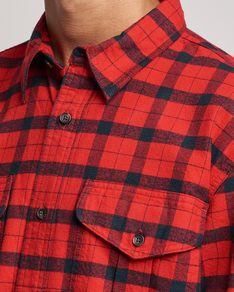 Herre | Skjorter | Filson | Alaskan Guide Shirt Red Black Plaid