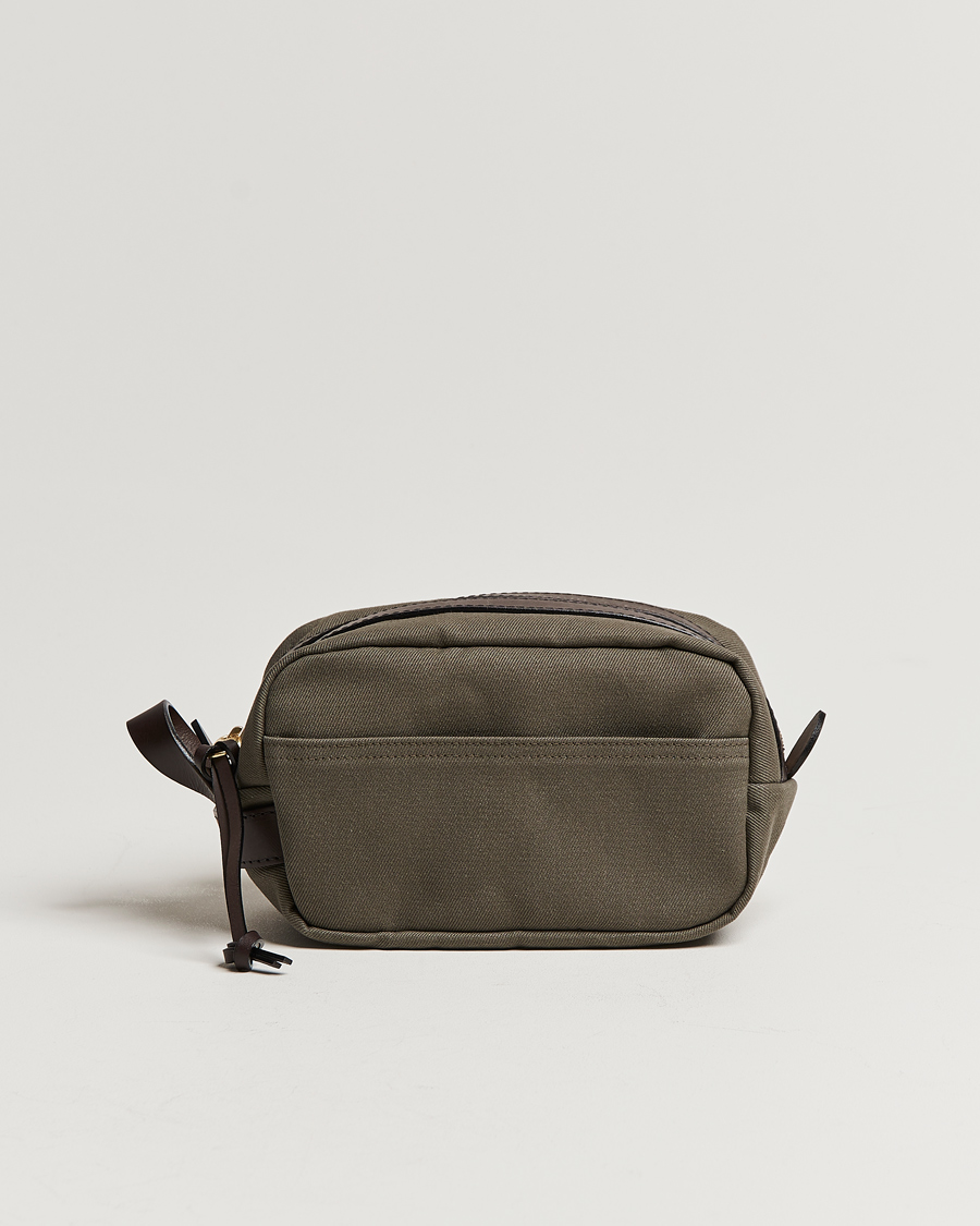 Men |  | Filson | Rugged Twill Travel Kit Otter Green