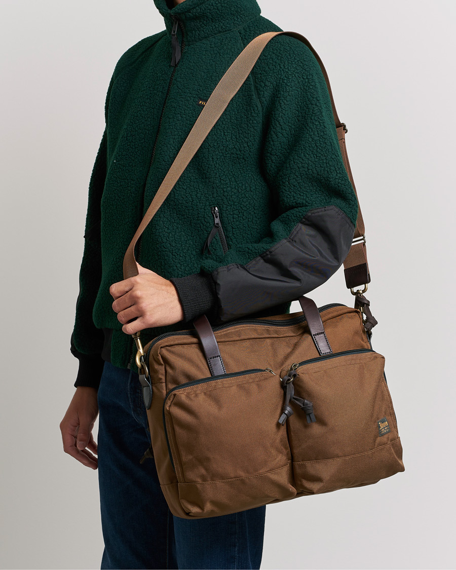 Herre | Filson Dryden Cordura Nylon Briefcase Whiskey | Filson | Dryden Cordura Nylon Briefcase Whiskey