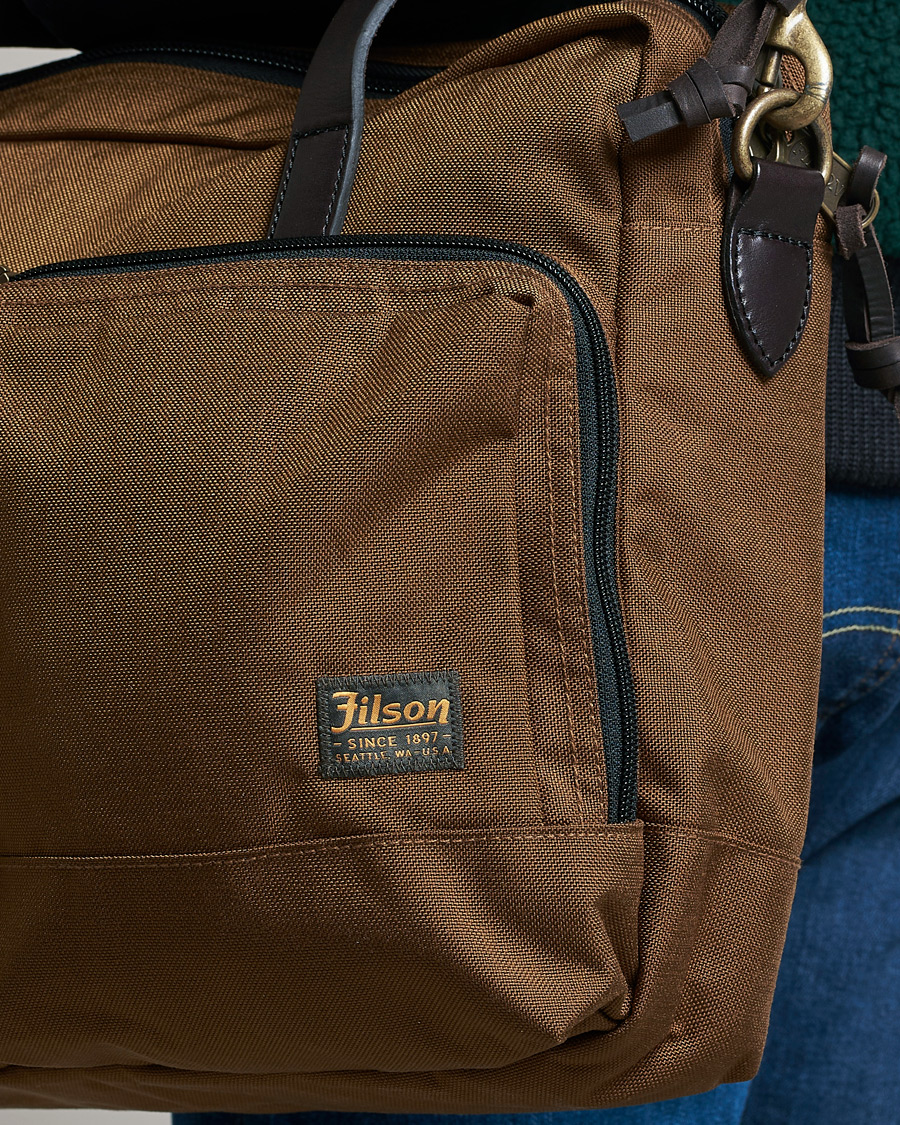 Herre | Filson Dryden Cordura Nylon Briefcase Whiskey | Filson | Dryden Cordura Nylon Briefcase Whiskey