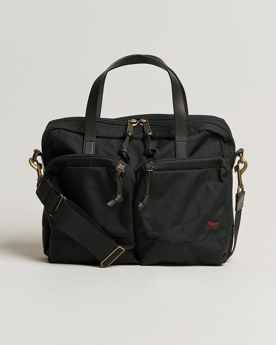 Herre | Filson Dryden Cordura Nylon Briefcase Dark Navy | Filson | Dryden Cordura Nylon Briefcase Dark Navy
