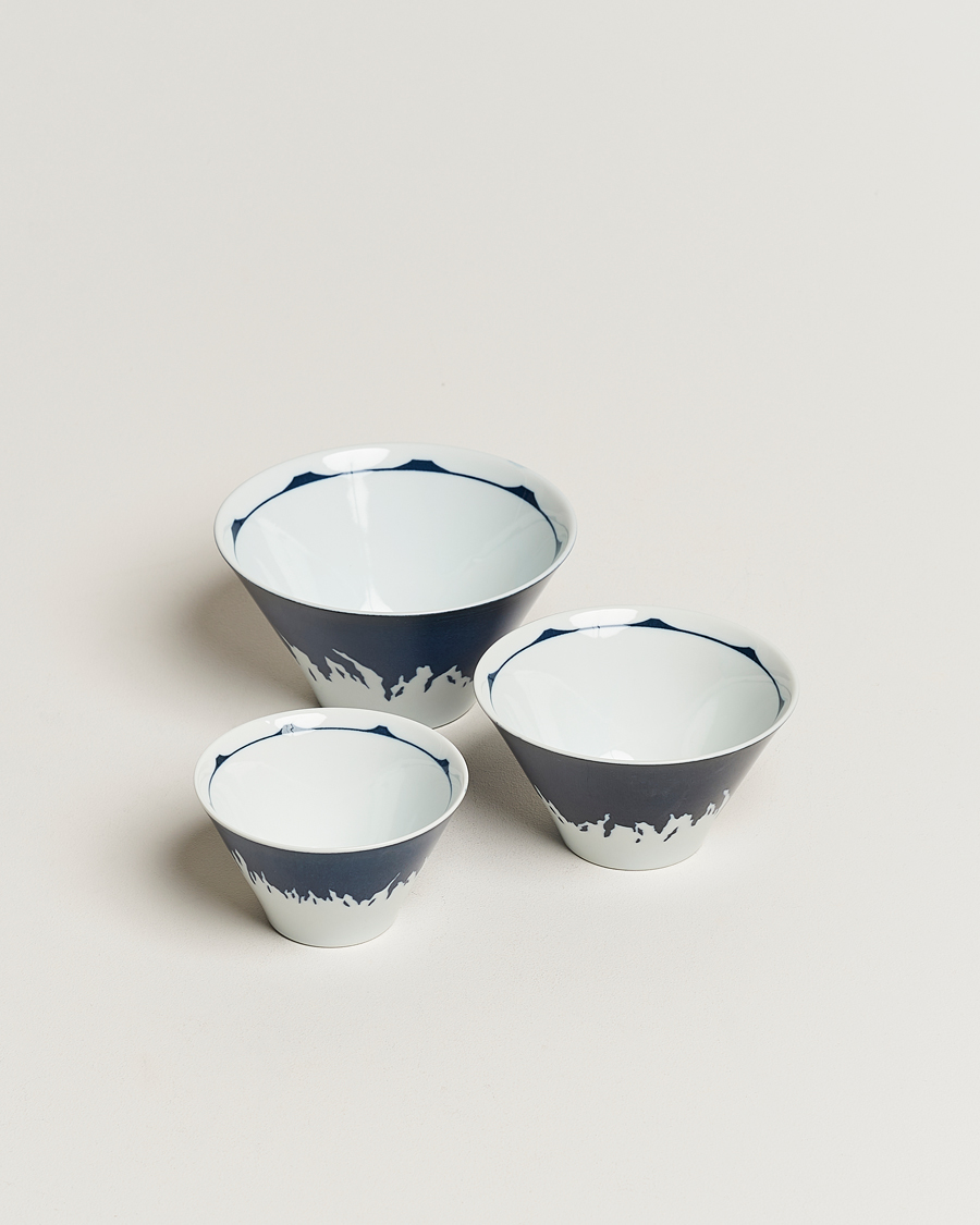 Herre | Beams Japan Mt Fuji Bowl Set Navy | Beams Japan | Mt Fuji Bowl Set Navy