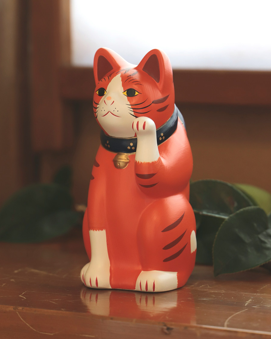 Herre | Til hjemmet | Beams Japan | Chugai Toen Fortune Cat Orange