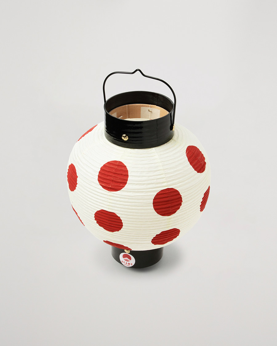 Herre | Japanese Department | Beams Japan | Polka Dot Paper Lantern Red