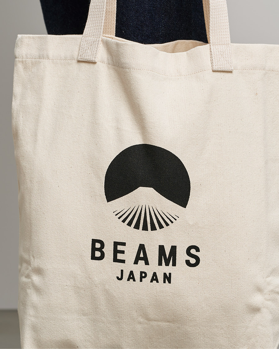 Herre | Beams Japan x Evergreen Works Tote Bag White/Black | Beams Japan | x Evergreen Works Tote Bag White/Black