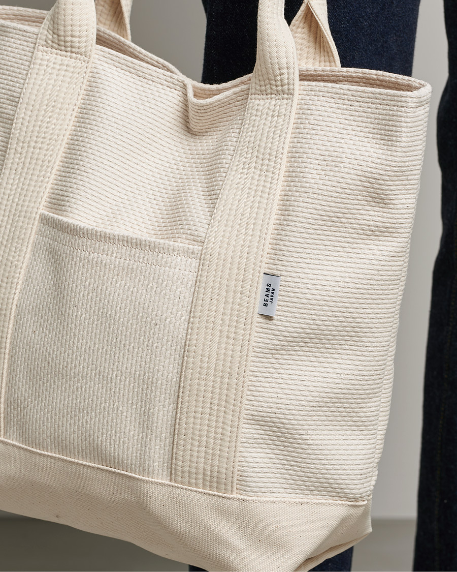 Herre | Beams Japan x Sasicco Obi Tote Bag Natural | Beams Japan | x Sasicco Obi Tote Bag Natural