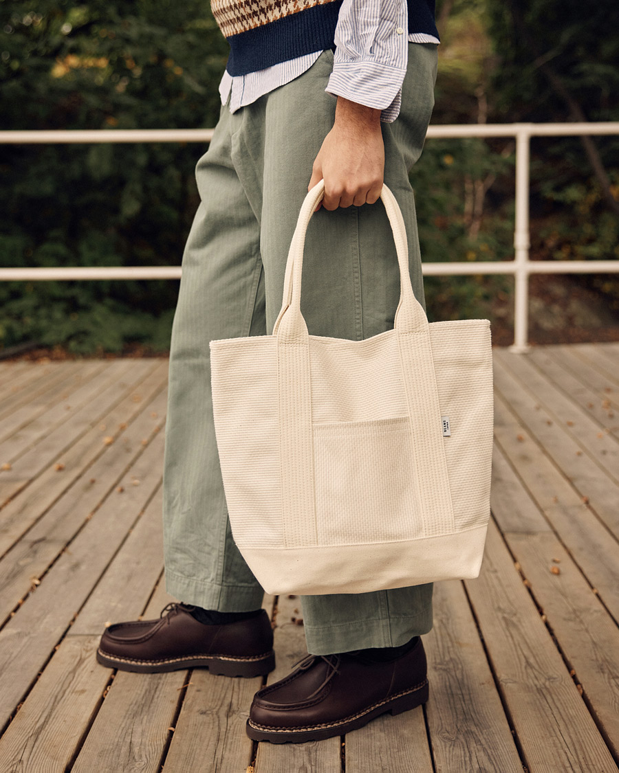 Herre | Beams Japan x Sasicco Obi Tote Bag Natural | Beams Japan | x Sasicco Obi Tote Bag Natural