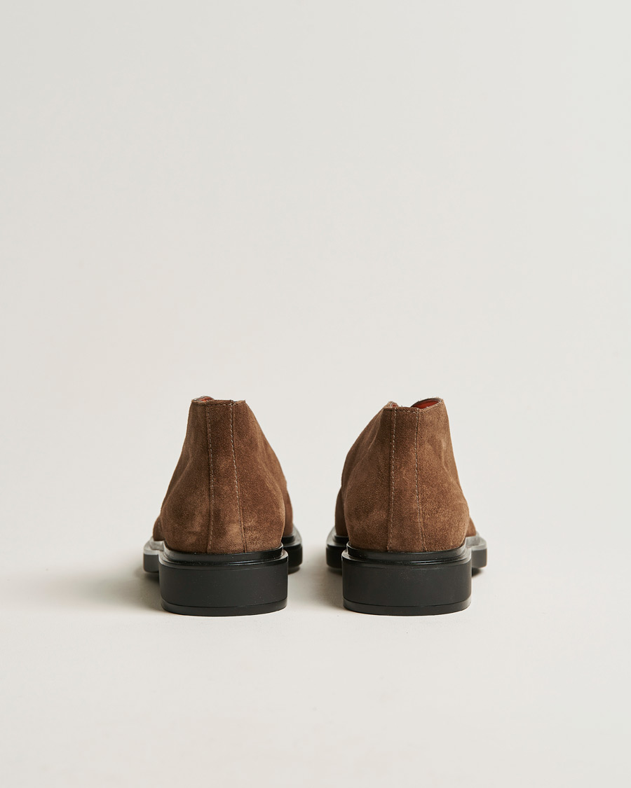 Herre | Santoni Wembley Desert Boot Brown Suede | Santoni | Wembley Desert Boot Brown Suede