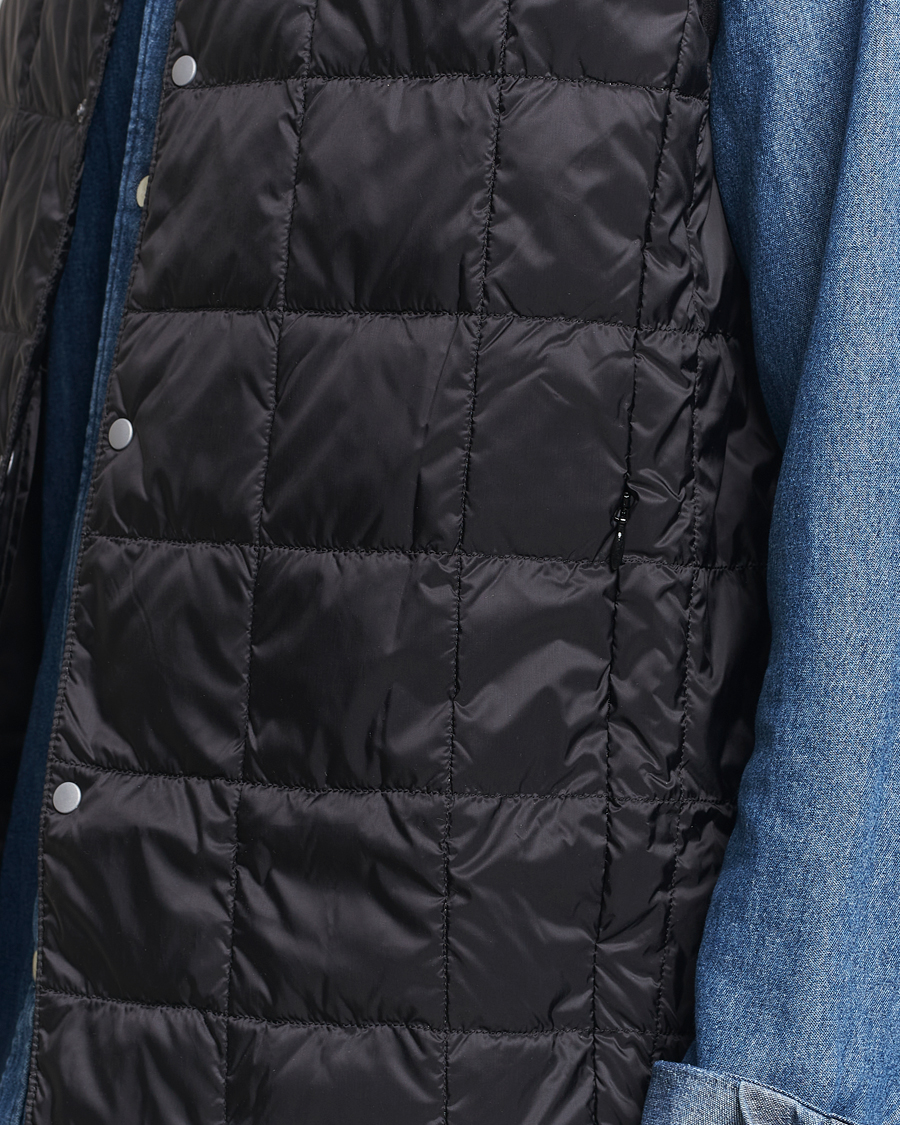 Herre | Jakker | TAION | V-Neck Lightweight Down Vest Black