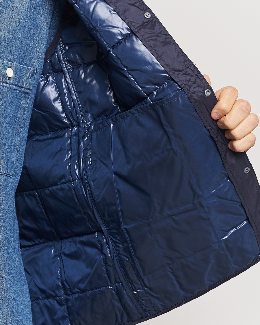 Herre | Jakker | TAION | V-Neck Lightweight Down Vest Navy