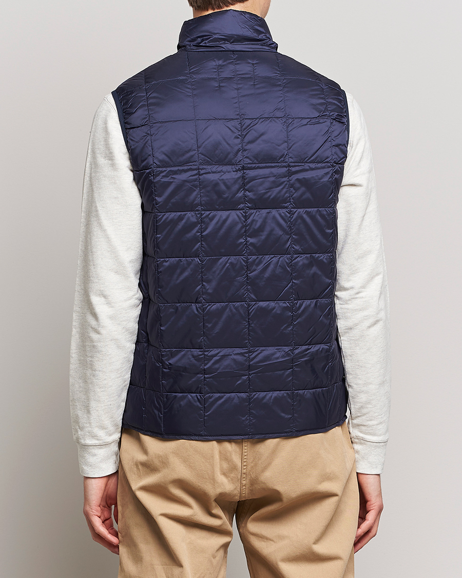 Herre | Jakker | TAION | High Neck Full Zip Lightweight Down Vest Navy