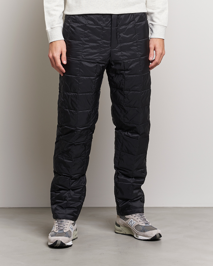 Herre | Funktionelle bukser | TAION | Regular Straight Down Pants Black
