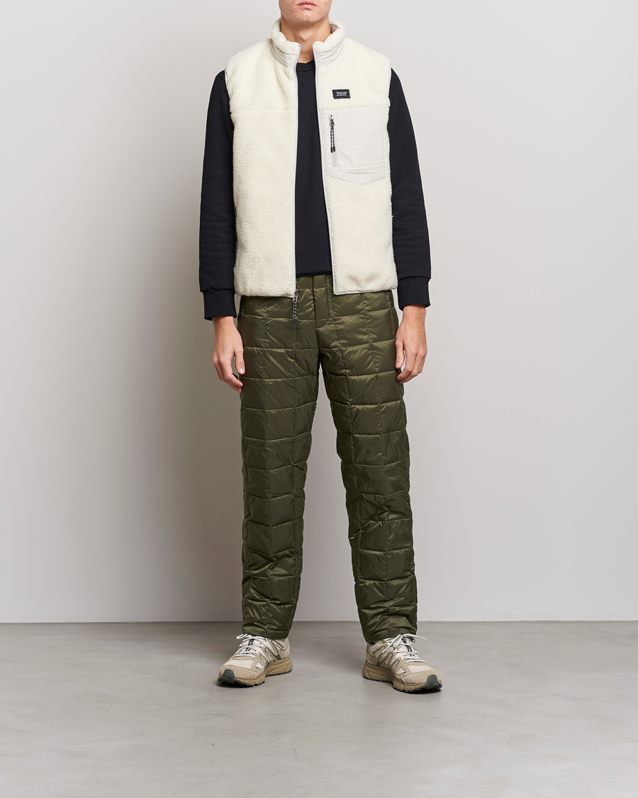 Herre | Bukser | TAION | Regular Straight Down Pants Dark Olive