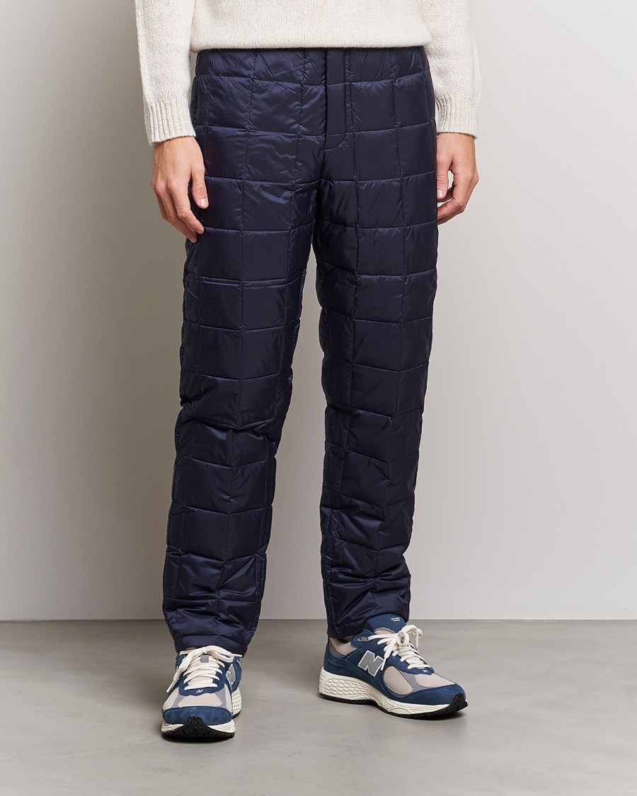Herre | Funktionelle bukser | TAION | Regular Straight Down Pants Navy