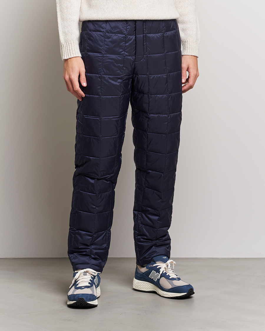 Herre | Bukser | TAION | Regular Straight Down Pants Navy