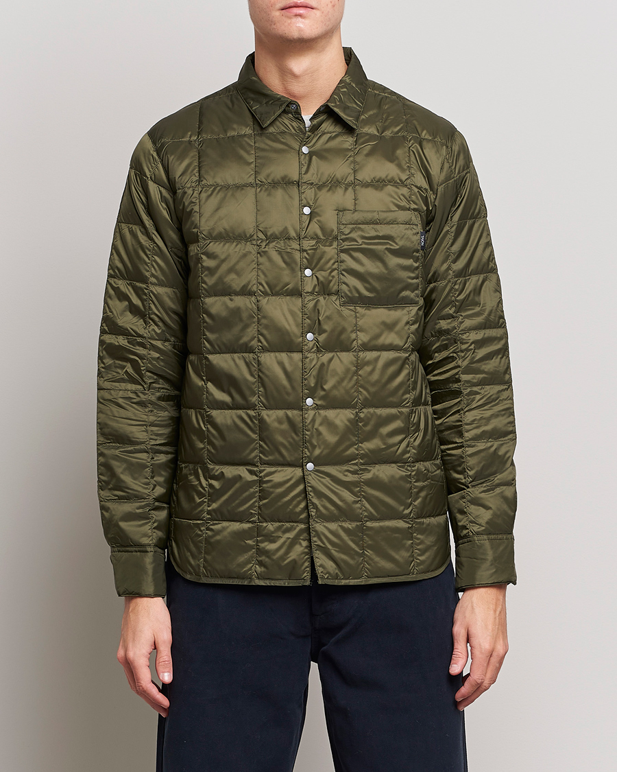 Herre | Skjorter | TAION | Lightweight Down Shirt Dark Olive