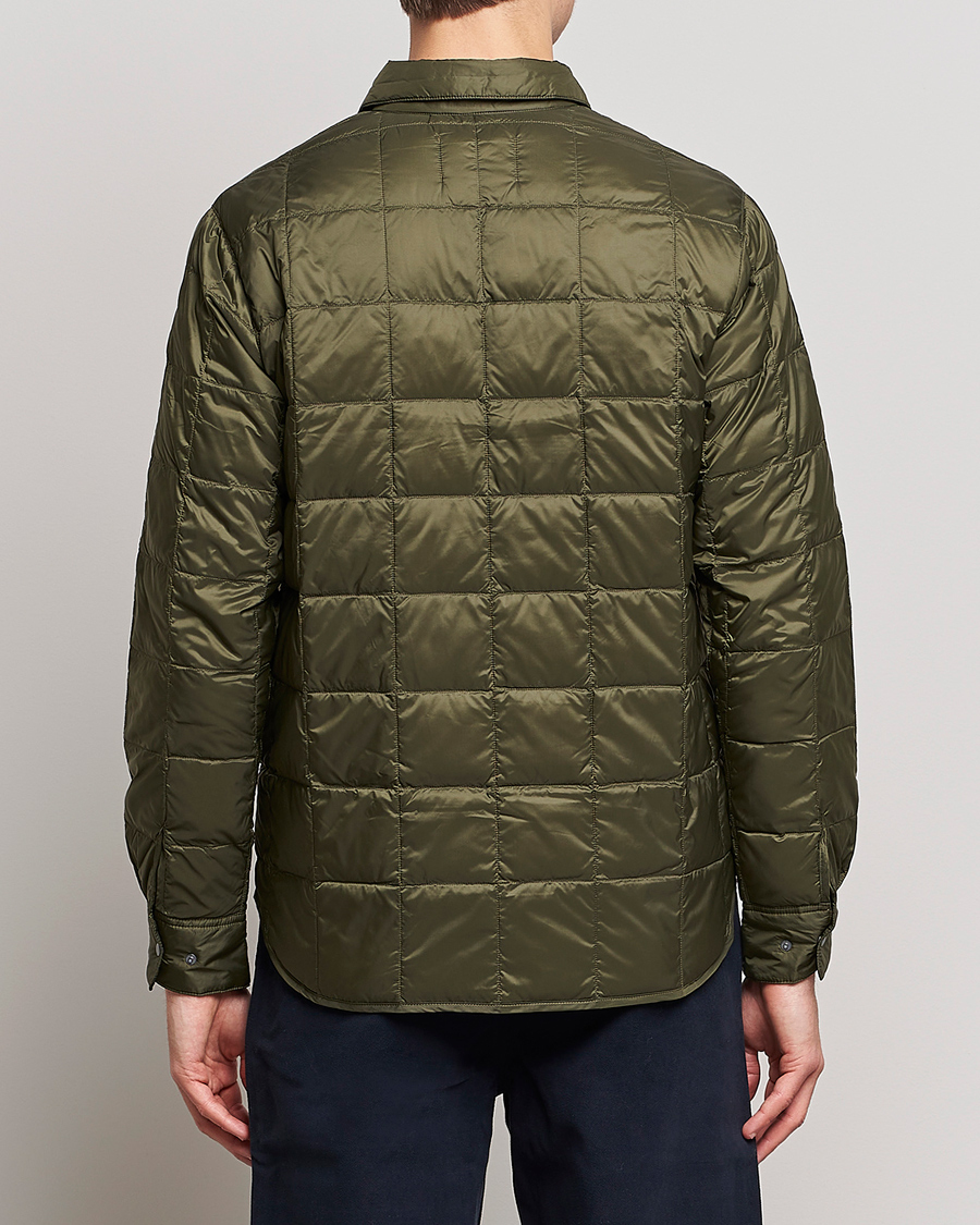 Herre | Skjorter | TAION | Lightweight Down Shirt Dark Olive