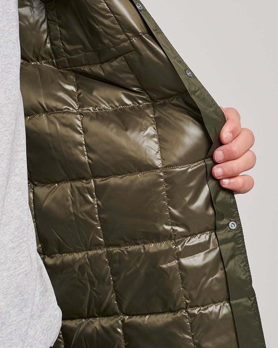 Herre | Skjorter | TAION | Lightweight Down Shirt Dark Olive