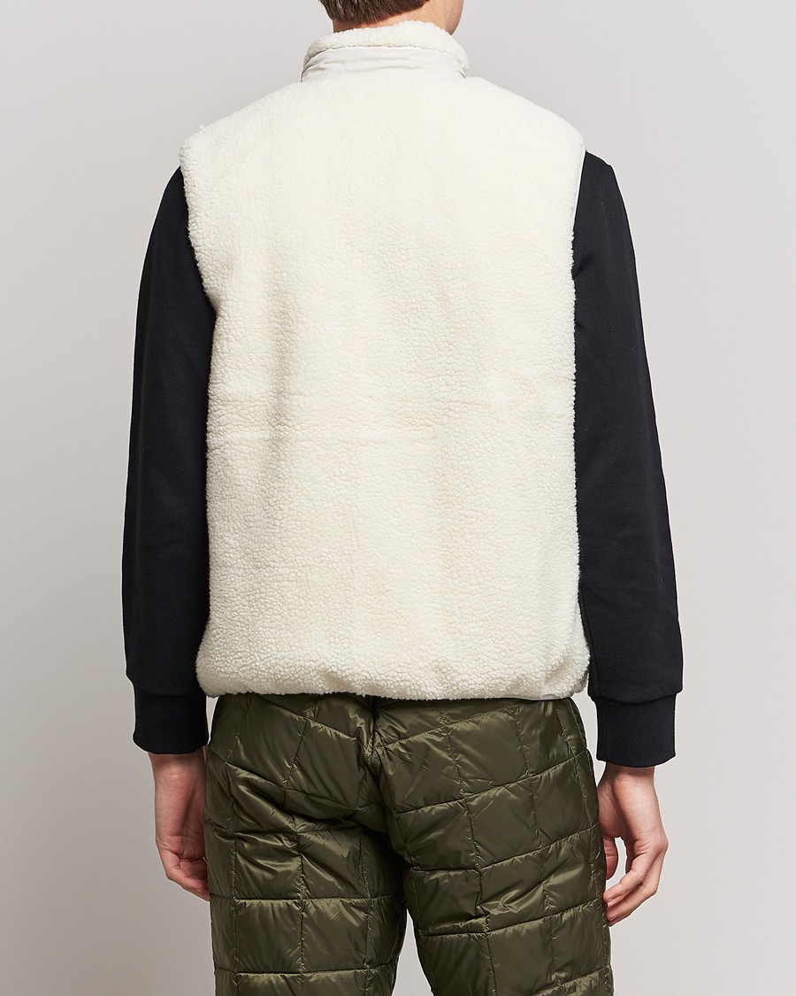 Herre | Jakker | TAION | Reversible Fleece Vest Ice Grey/Ivory