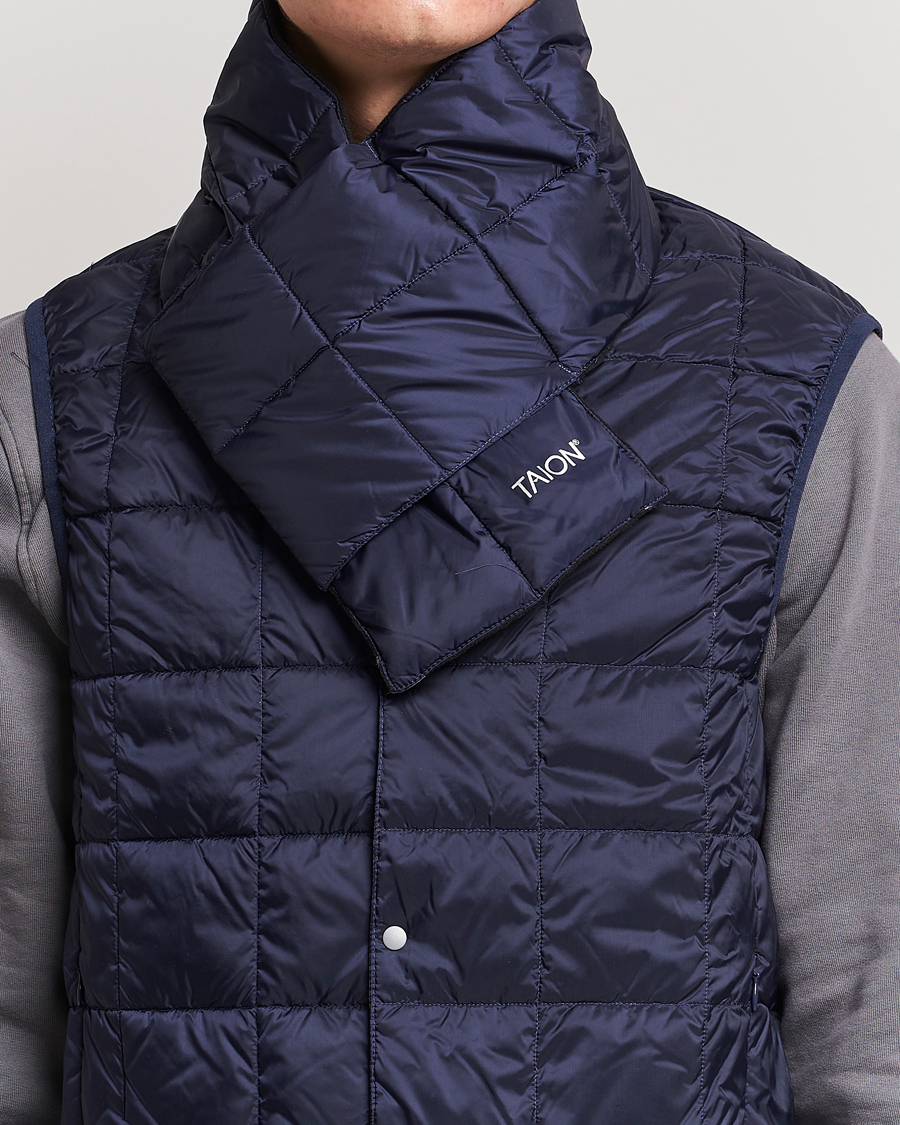 Herre | TAION Basic Down Scarf Navy | TAION | Basic Down Scarf Navy