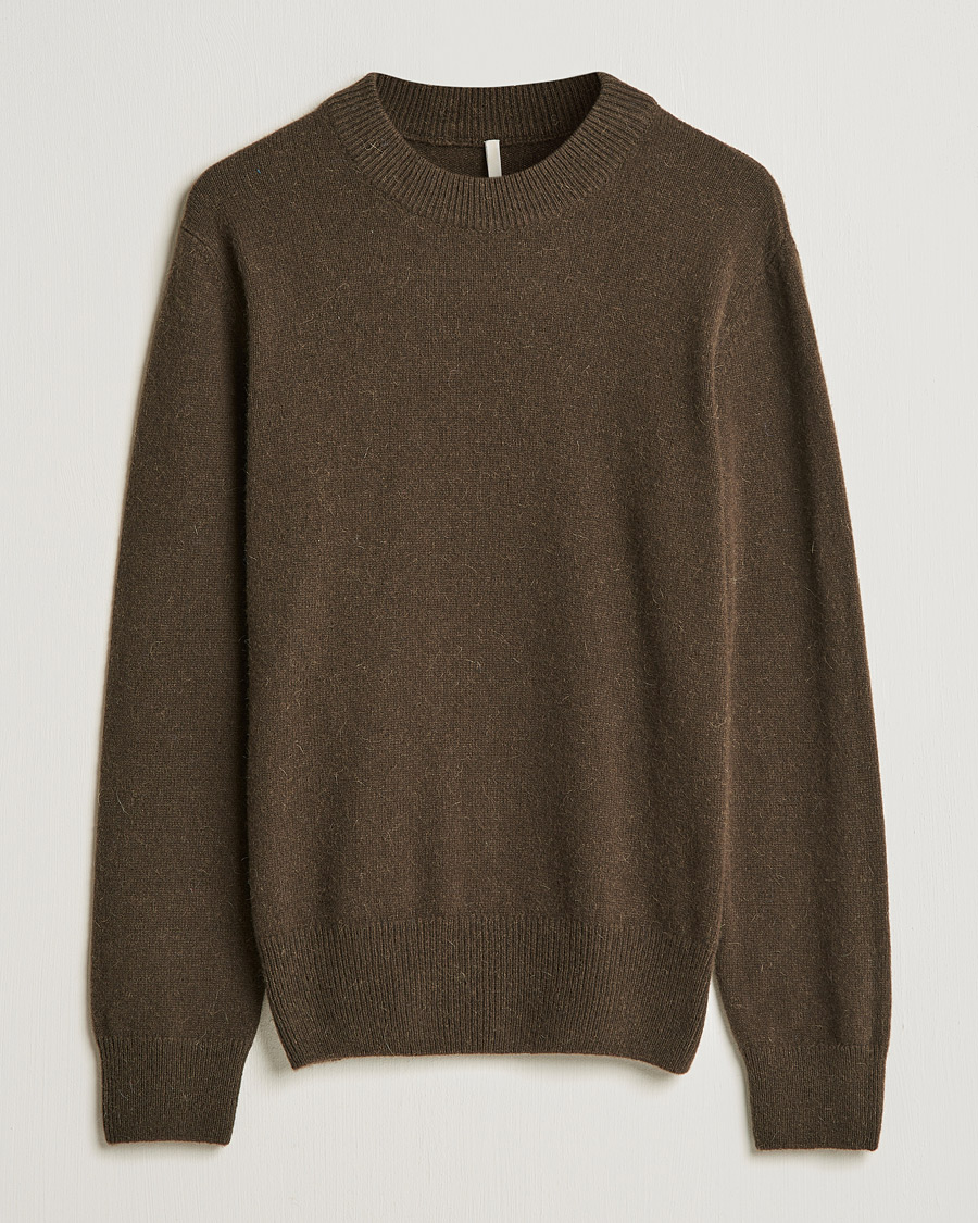 Herre | Trøjer | Sunflower | Moon Alpaca Sweater Dark Brown