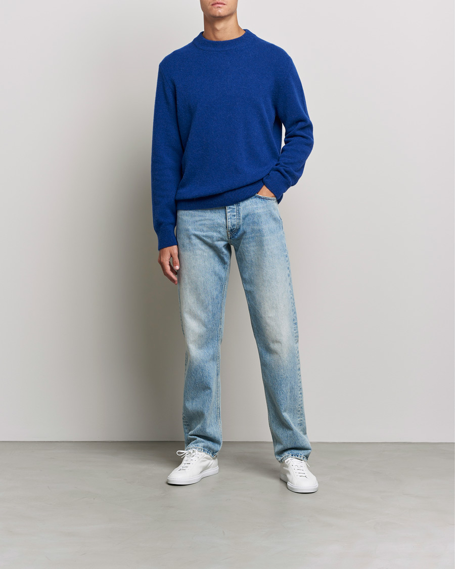 Herre | Trøjer | Sunflower | Moon Alpaca Sweater Electric Blue