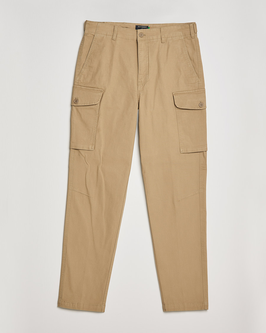 Herre | Bukser | Dockers | Tapered Cotton Cargo Pant Harvest Gold