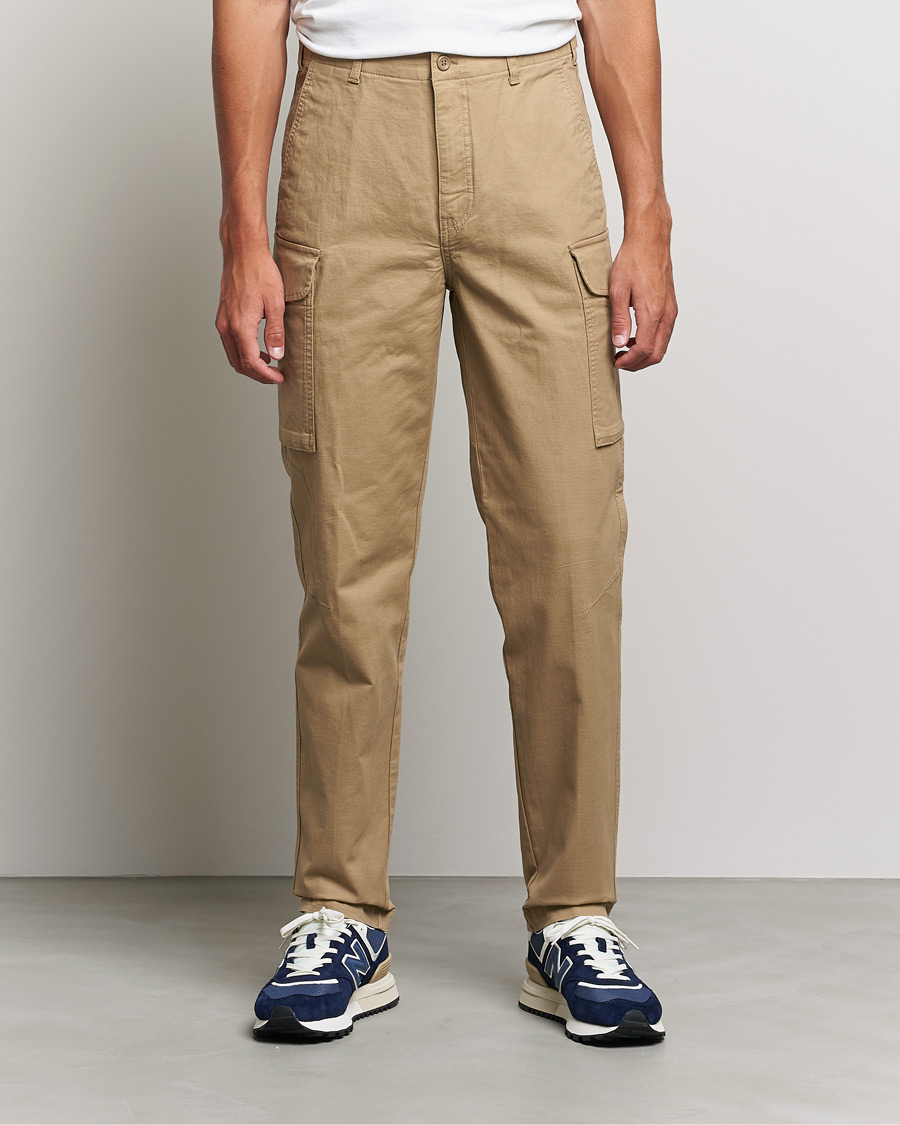 Herre | Bukser | Dockers | Tapered Cotton Cargo Pant Harvest Gold