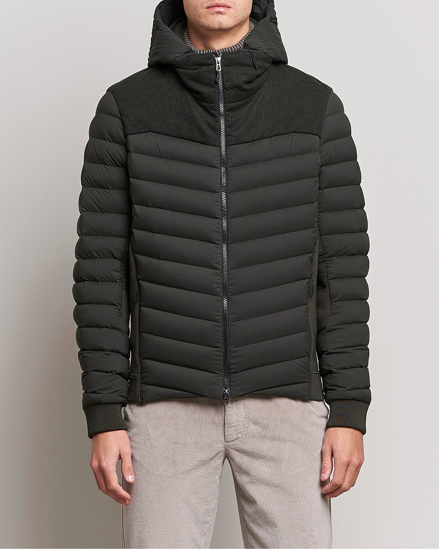 Herre | Jakker | SEASE | Warmer Down Jacket Dark Green