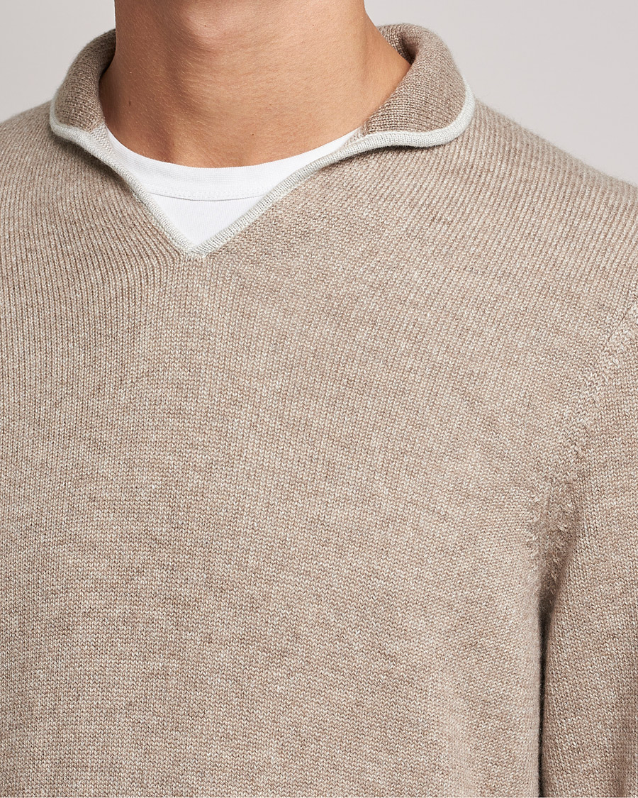 Herre | Trøjer | SEASE | Ellen Cashmere Pullover Beige