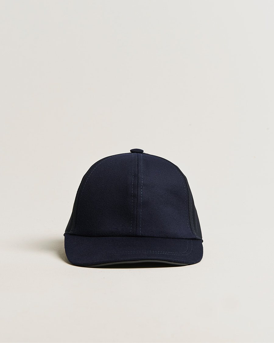 Herre | Nye varemærker | SEASE | Wool/Cashmere Baseball Cap Navy
