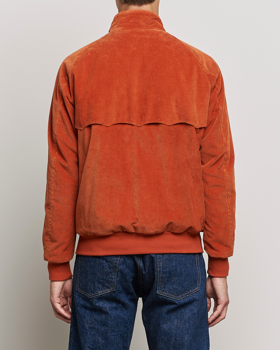 Herre | Jakker | Baracuta | G9 Padded Corduroy Harrington Jacket Dark Orange