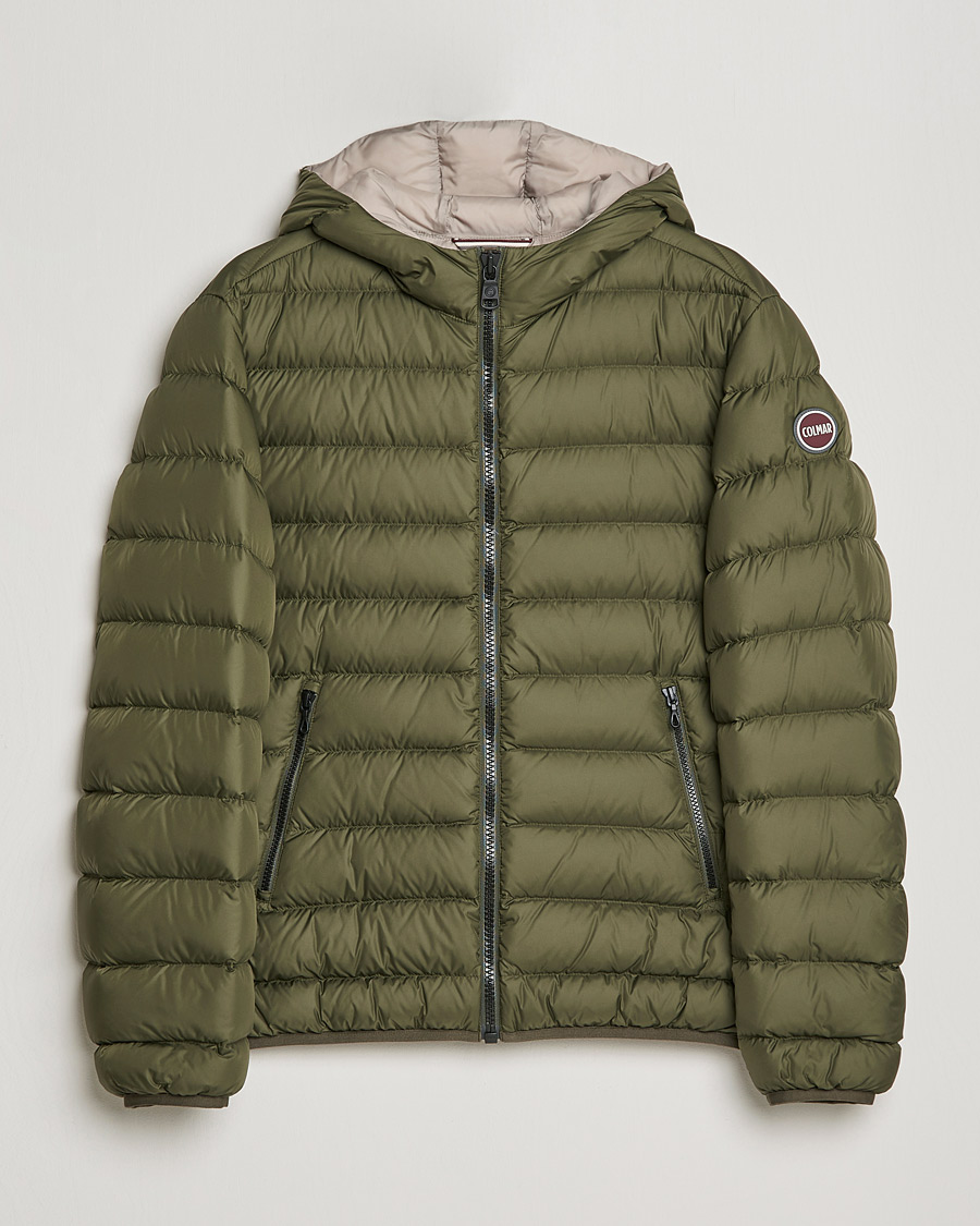 Herre | Jakker | Colmar | Concrete Down Hooded Jacket Bush
