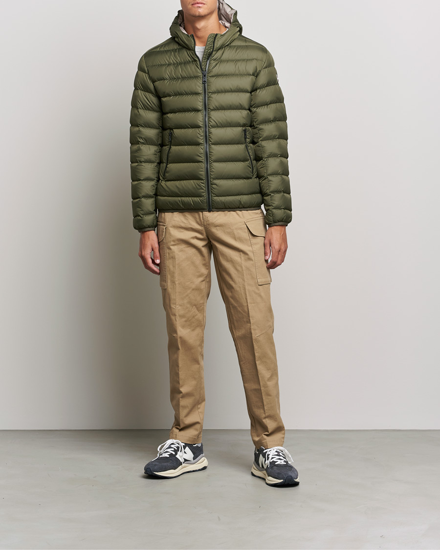 Herre | Jakker | Colmar | Concrete Down Hooded Jacket Bush