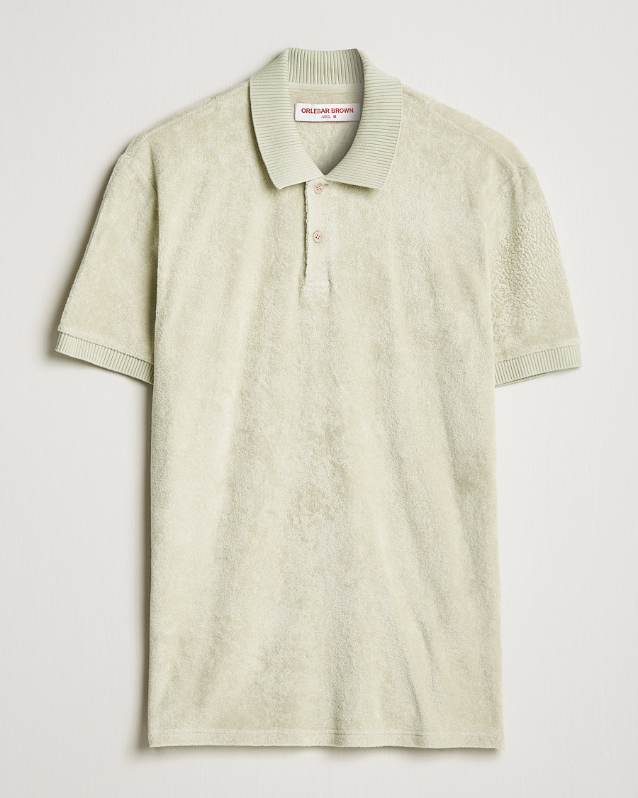 Herre | Polotrøjer | Orlebar Brown | Jarrett Towelling Polo Parched Green