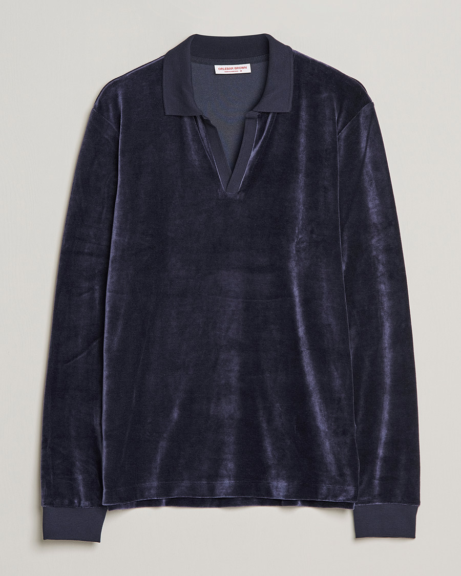 Herre | Trøjer | Orlebar Brown | Bouvet Cotton/Modal Polo Night Iris