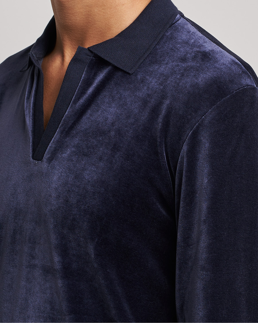 Herre | Trøjer | Orlebar Brown | Bouvet Cotton/Modal Polo Night Iris