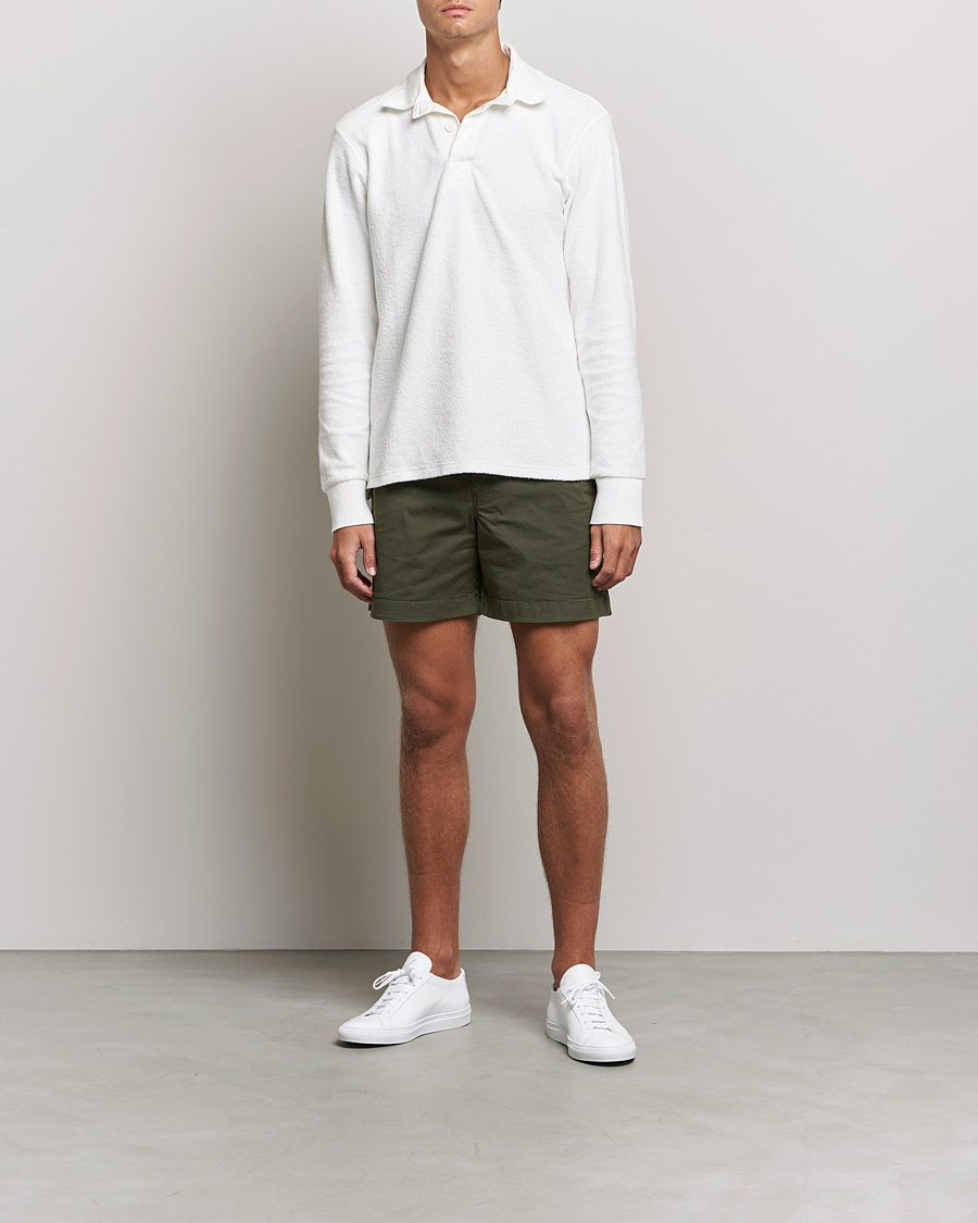 Herre | Shorts | Orlebar Brown | Bulldog Cotton Twill Shorts Forest Night