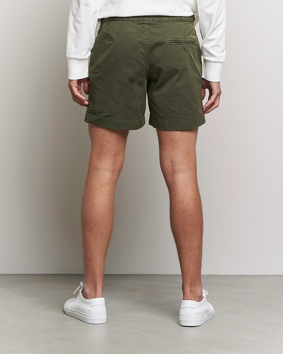 Herre | Shorts | Orlebar Brown | Bulldog Cotton Twill Shorts Forest Night